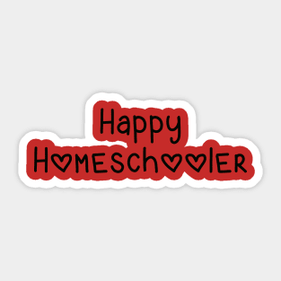 Happy Homeschooler Sticker